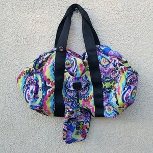 GO! SAC Multi Colored Paisley Print Travel Duffle